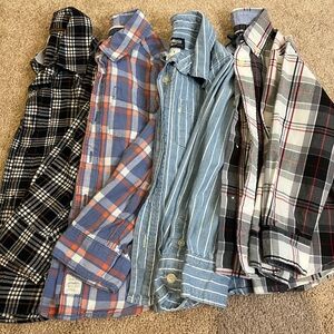 Boy’s Plaid and Striped Shirt Collection